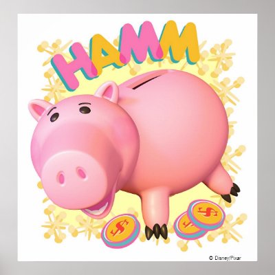 Toy Story's Hamm posters