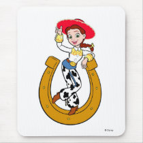 Toy Story's Jesse on Horseshoe mousepads