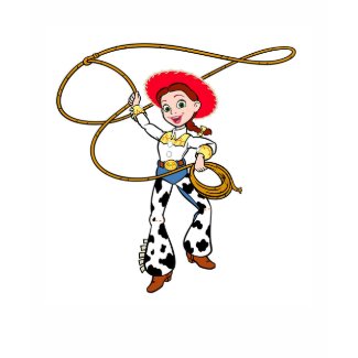 Toy Story's Jesse with Lassoo shirt