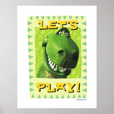 Toy Story's "Let's Play!" Design posters
