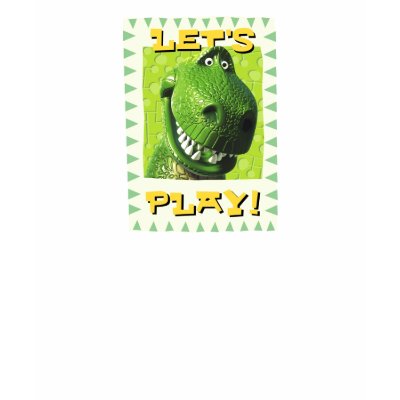 Toy Story's "Let's Play!" Design t-shirts
