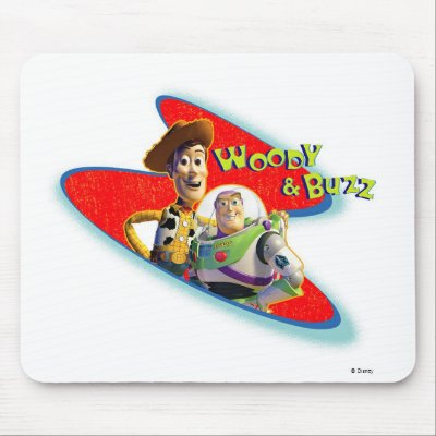 Toy Story's Woody and Buzz mousepads
