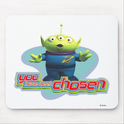 Toy Story's "You have been chosen" Alien Design mousepads