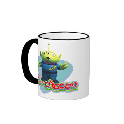 Toy Story's "You have been chosen" Alien Design mugs