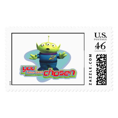 Toy Story's "You have been chosen" Alien Design postage