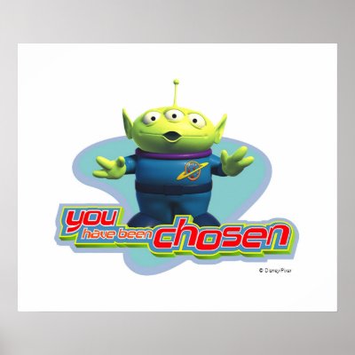 Toy Story's "You have been chosen" Alien Design posters