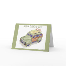 Toy Surf Car Father's Day cards