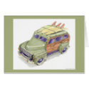 Toy Surf Car Green Card