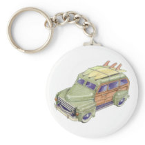 Toy Surf Car Keychain
