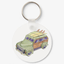 Toy Surf Car Keychain