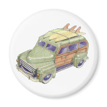 Toy Surf Car Magnet