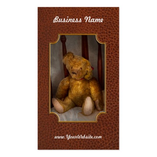 Toy - Teddy Bear - My Teddy Bear  Business Card Templates (front side)