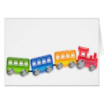 Toy Train Blank Greeting Cards