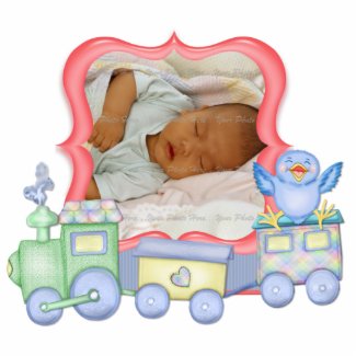 Toy Train Bluebird - Customize zazzle_photosculpture