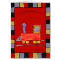 toy train cards by kittiebgoods toy train cards