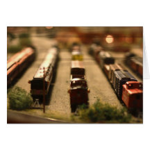 Toy Train Card