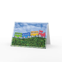 Toy Train in the Countryside cards