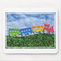 Toy Train in the Countryside mousepads