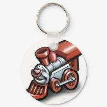 Toy Train keychains by FunGraphix Toy Train keychains
