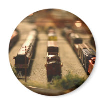 Toy Train Magnet by kotibeth Toy Train Magnet