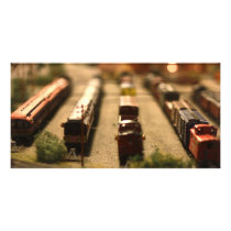 Toy Train Photo Card