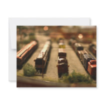 Toy Trains Invitation
