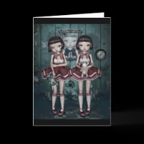 Toy Triplets notecards by crazyjane Toy Triplets notecards