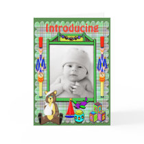 Toyland Birth Announcement cards by bwmedia Toyland Birth Announcement cards