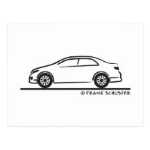 Toyota Corolla Postcard