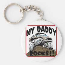 Toyota My Daddy Rocks Keychain