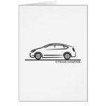 Toyota Prius Greeting Card