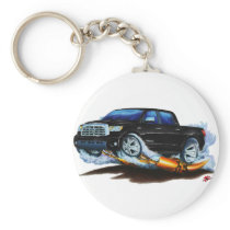 Toyota Tundra Crewmax Black Truck Keychain