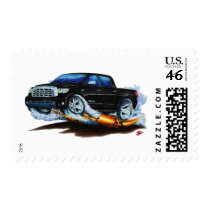 Toyota Tundra Crewmax Black Truck Postage Stamps