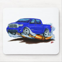 Toyota Tundra Crewmax Blue Truck Mousepad