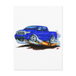 Toyota Tundra Crewmax Blue Truck Post Card