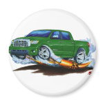Toyota Tundra Crewmax Green Truck Magnets