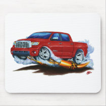 Toyota Tundra Crewmax Red Truck Mousepads