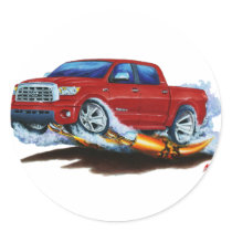 Toyota Tundra Crewmax Red Truck Sticker
