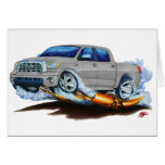 Toyota Tundra Crewmax Silver Truck Greeting Cards