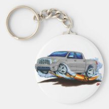 Toyota Tundra Crewmax Silver Truck Keychains