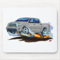 Toyota Tundra Crewmax Silver Truck Mouse Pad
