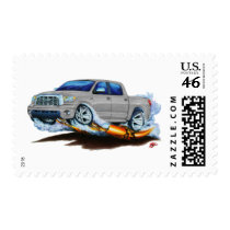 Toyota Tundra Crewmax Silver Truck Postage Stamps