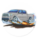 Toyota Tundra Crewmax Silver Truck stickers