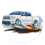 Toyota Tundra Crewmax White Truck stickers