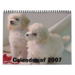 TOYPOODLEPUPStwo_pups1b[1], Calender of 2007 Wall Calendars