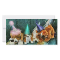 Toys - Let's get this party started Customized Photo Card