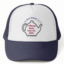 TP0102 I Wanna Party Like Its 1773 Hat by TeaPartyBrewing TP0102 I Wanna Party Like Its 1773 Hat