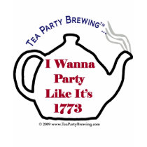 TP0102 Tea Party Like It's 1773 Ladie's Shirt by TeaPartyBrewing TP0102 Tea Party Like It's 1773 Ladie's Shirt
