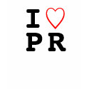 TPR girly tee "I heart PR" t-shirts