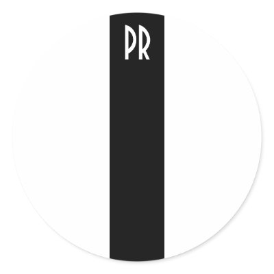 TPR pinstripe sticker (white) by PinstripeRebellion
